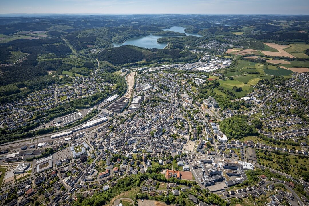 Luftaufnahme Attendorn Südwestfalen